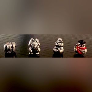 Authentic Pandora holiday charms